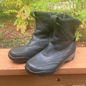 Merrell black leather waterproof boots